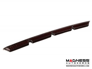 FIAT 500 ABARTH Front Bumper Grill Insert - Carbon Fiber - Red Candy - NA Model